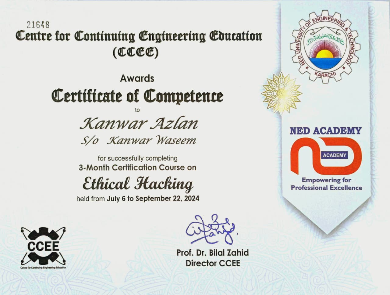 CEH Certificate